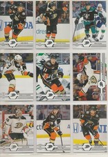 ANAHEIM DUCKS ~ 2019-20 Upper Deck Team Set ~ 12 Hockey Cards ~ GIBSON GETZLAF