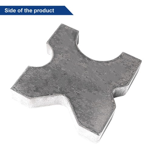 20 TON STEEL SHOP PRESS BED PLATES, H-Frame Arbor 4 Notch 1"X 5"X - Foto 2