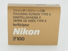 Nikon F100 Focusing Screen TYPE B (Note box says E THIS IS A B SCREEN)