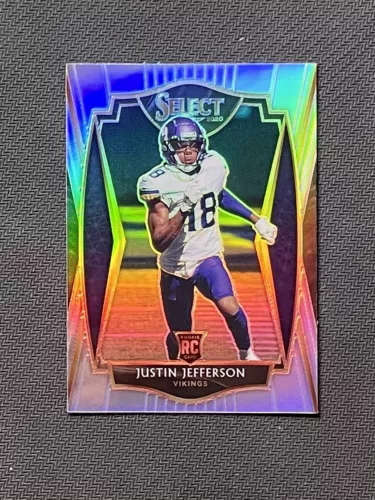 2020 Select Premier Level Silver Prizm Justin Jefferson #161