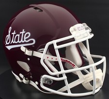 MISSISSIPPI STATE BULLDOGS Riddell Speed Full Size AUTHENTIC Football Helmet