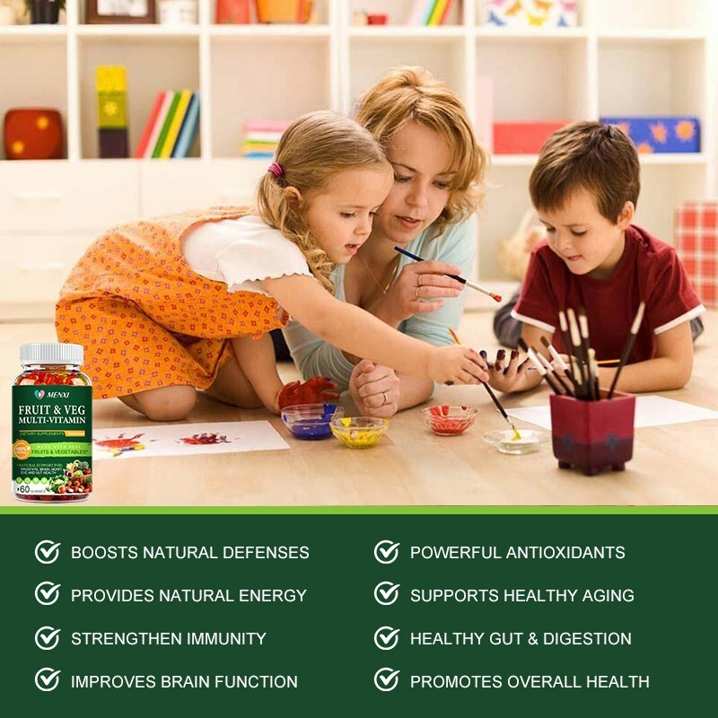 Sugar-Free Real Organic Fruits, Super Greens and Veggies Gummies | 35