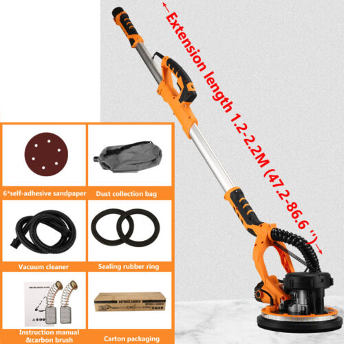 5-Speed Adjust Powerful Drywall Sander Polishing Machine W/ 6 Sanding Discs 220V - Picture 5 of 15