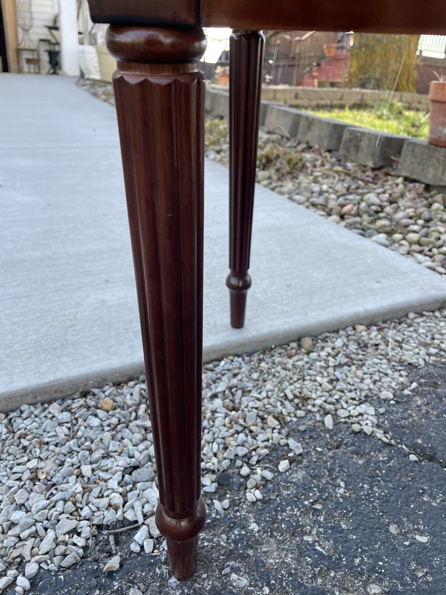 Bombay Company Drop Leaf Sheraton Side End Accent Mahogany