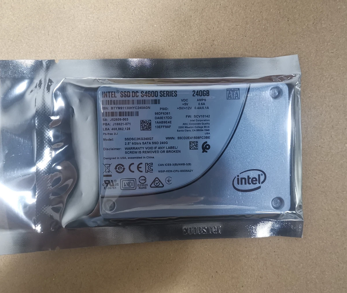Dc s4600 deals