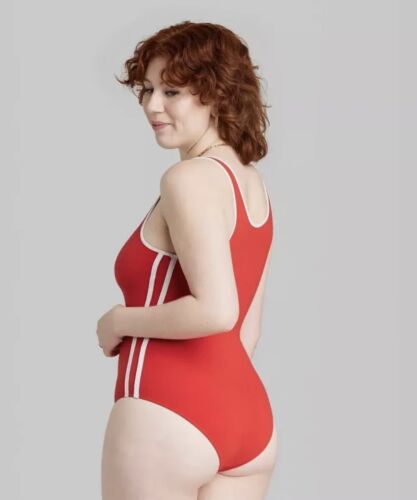 Wild Fable Red White Stripes Tank Top Bodysuit - XXL - Picture 3 of 4
