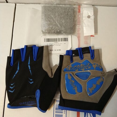 Guantes de ciclismo transpirables con medio dedo para aire libre bicicleta guantes de bicicleta para hombres y mujeres - Imagen 3 de 5