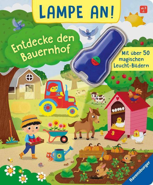 Thumbnail - Lampe An Entdecke Den Bauernhof: Mit Über 50 Magischen Leucht-bildern,
