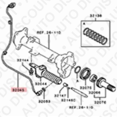 CAPTEUR D'ENCLENCHEMENT PONT AVANT POUR MITSUBISHI PAJERO SHOGUN L200 SPORT MN17 - Picture 3 of 9