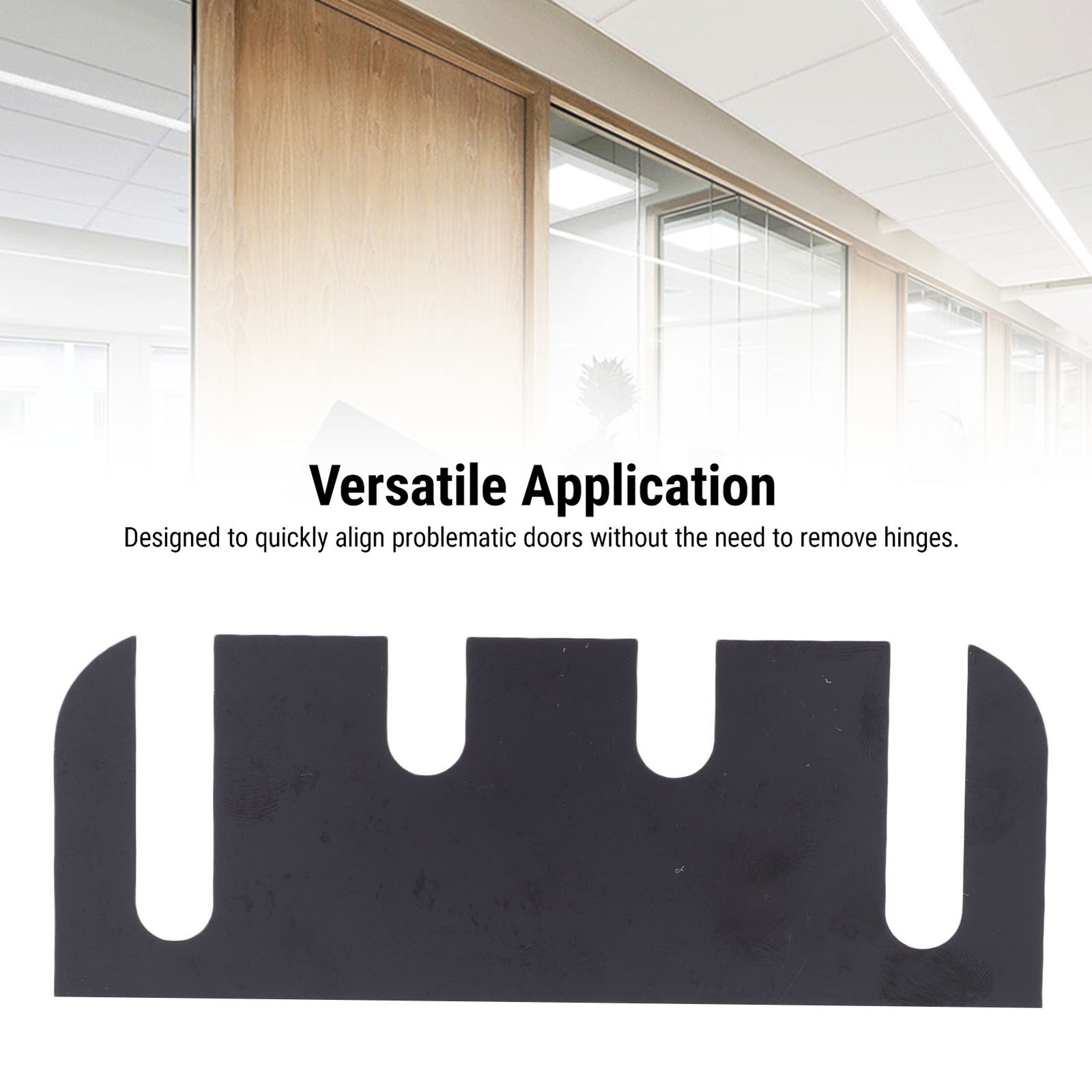 Door Hinge Shim Fine Tuning 5/8 Inch Radius Corner Universal PVC Hardware Door H