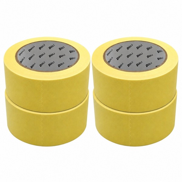 4X Kreppband Malerkrepp Abdeckband Abklebeband Malerband 48Mm X 50M Klebeband-image