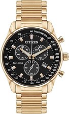 Image of Citizen Men's Eco Drive Model Number AT2398-72E Rose Gold Steel