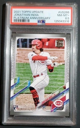 Jonathan India [Platinum Anniversary] #US286 2021 Topps Update card