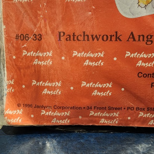 New Old Stock Janlynn Patchwork Angels Quilt Stamped Cross Stitch Kit Sealed 99 - Picture 3 of 5