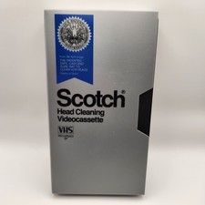 Scotch Head Cleaning Videocassette Beta Tape