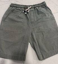 Boys Boden Shorts Size 11y Olive Green Drawstring Play School Perfect
