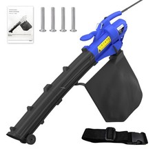 Leaf Blower Vacuum Mulcher Shredding 3-in-1 Lightweight Handheld Garden Cleaner