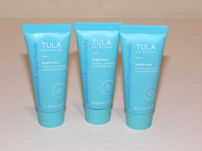 3 Tula Bright Start Vitamin C Antioxidant Brightening Moisturizer 1.5 Oz TOTAL
