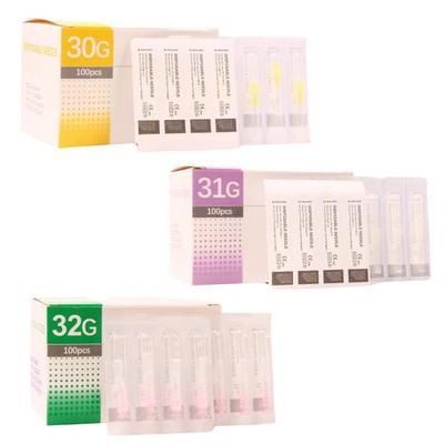 100pcs Tattoo Needle 4/6/8/13mm 1.5mm2.5mm Painless Small Superfine BeautyNeedle