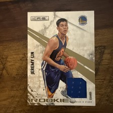 2010-11 Panini Rookies & Stars - Rookie Jeremy Lin #129 Gold Materials /299 