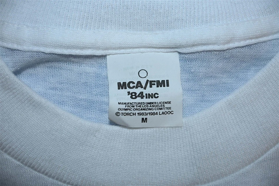 Camiseta de colección años 80 LA84 LOS ANGELES 1984 JUEGOS OLÍMPICOS FÚTBOL ROSE BOWL Foto 4 de 4