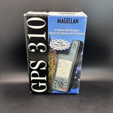 Magellan GPS 310 Handheld w Box and Some Paperwork Preowned Works