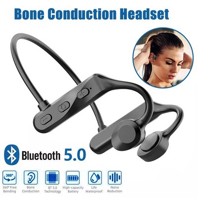 Universal Bluetooth Bone Conduction Headphone Wireless Waterproof Sport Earphone
