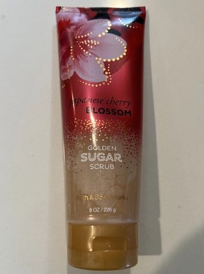 Bath & Body Works JAPANESE CHERRY BLOSSOM Golden Sugar Scrub RETIRED 8 Oz