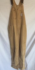 Vintage Carhartt Overalls Men s Brown Canvas Work Bib Coveralls