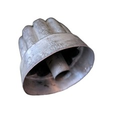 Antique S R Stamped Metal Jelly Mould / Pudding Tin C1880