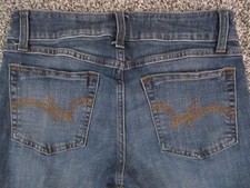 Wrangler Jeans Juniors 5 Blue Medium Wash Mid Rise Bootcut Stretch Denim 28x31