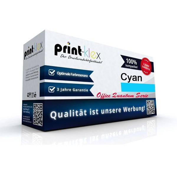 Cyan Ultra Xl Tonerkartusche FüR Lexmark Cs310Dn Drucker Patrone 702HC-image