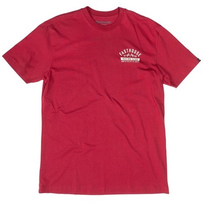 Fasthouse Acclaim Mens Short Sleeve T-Shirt Cardinal