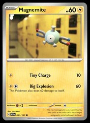 Magnemite 081/165 Common SV: Scarlet & Violet 151