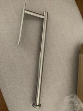 Self-Adhesive Paper Towel Holder - Elegant Under-Counter Solution in Silver