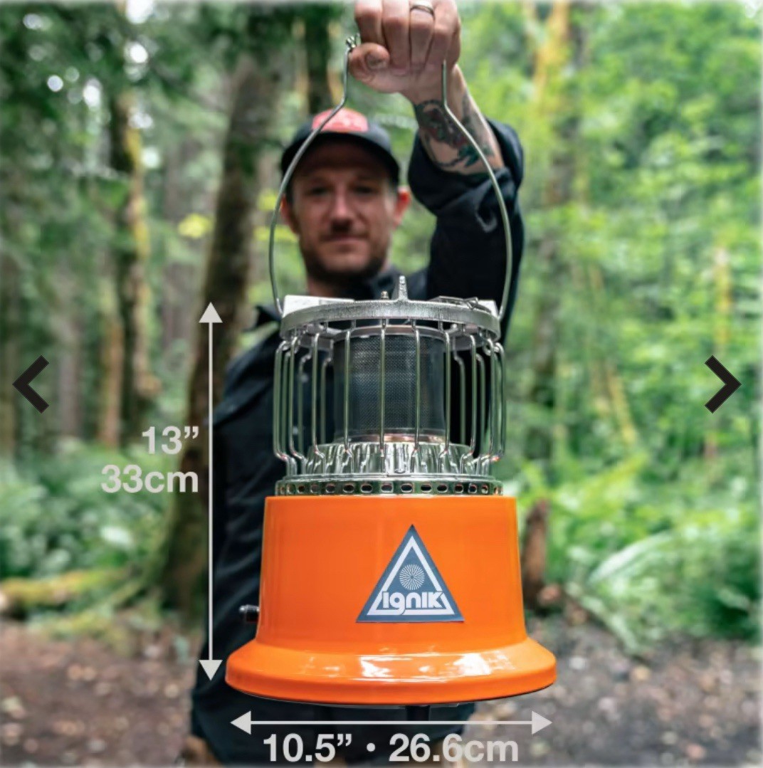 Ignik 2 In 1 Camping Heater-Stove + 2Ft Adapter Hose *NIB