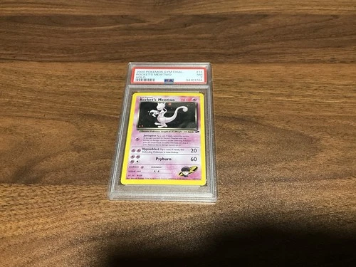 Rocket's Mewtwo 14/132  Gym Challenge Holo PSA 7 Graded Pokemon Card