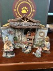 New ListingBoyds Bears "Garden of Plenty" Bloomengrow's Potting Shed Set Resin
