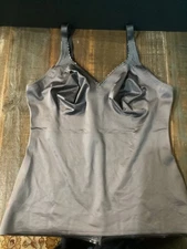 Ruby Ribbon gray Cami v neck Shaping Tank top Size 42 Style 3012