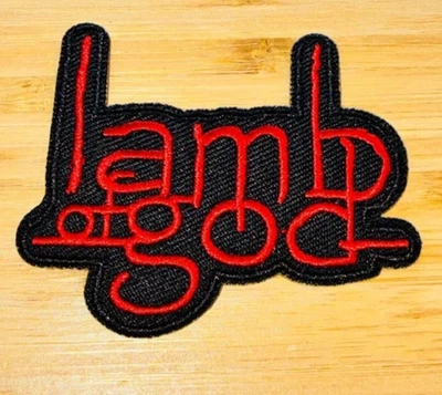 LAMB OF GOD Groove Metal THRASH Music Band Embroidered Iron/ SEW/ Glue On PATCH - Image 1 of 4