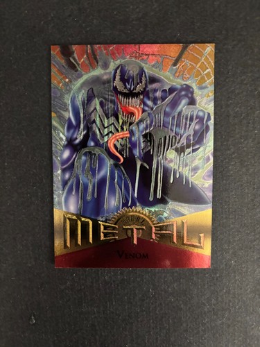 Fleer Marvel Metal #80 Venom 1995 (paquete nuevo)
