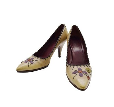 Prada Pumps mit Blumenmuster verziert 10296 61062788