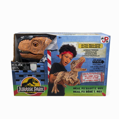 Jurassic Park World REAL FX BABY T-REX Realistische Animatronic Dinosaurier NEU