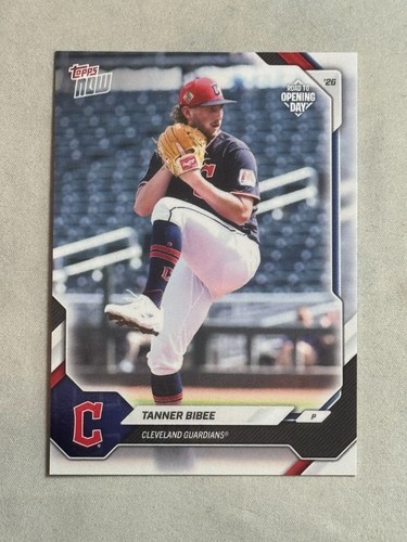 2026 Topps Now Road to Opening Day Cleveland Guardians #OD-63 Tanner B