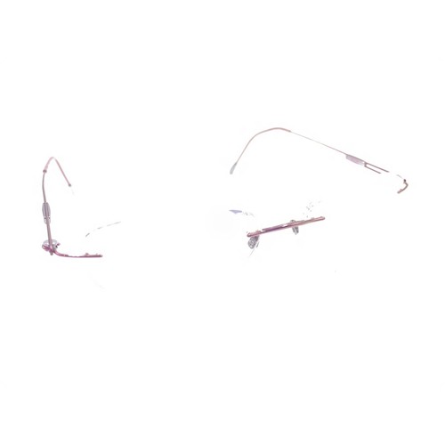 Silhouette 7534 40 6077 Titanium Pink Rimless Eyeglasses Frames 17 135 Men Women