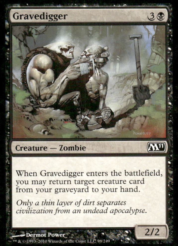 Gravedigger M11 MTG Magic the Gathering card