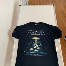 Rare!  ZEBRA Band Cotton Shirt Unisex Concert S to 5XL DO844