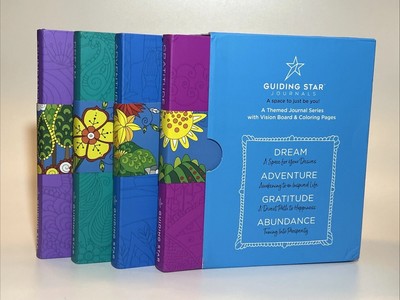 Journals Series Set Of Four (4)   Journaling Writing Themed Guiding Star 