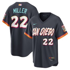 Mason #22 Miller Padres MEN Stitched Jersey Navy City
