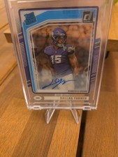 2024 Panini Clearly Donruss - Rated Rookie Dallas Turner #63 Autographs (AU, RC)